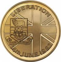 (№1982km18b) Монета Фолклендские Острова 1982 год 50 Pence (Фолклендские Освобождения)
